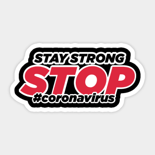 Stop Coronavirus T-Shirt Sticker